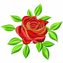 Flowers Embroidery Design 6